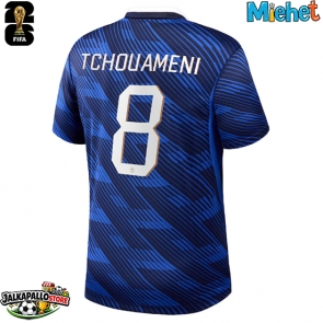 Ranska Aurelien Tchouameni #8 Kotipaita MM-kisat 2026 Lyhythihainen
